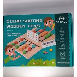 Color Sorting Wooden Toys Color &‎ Matching Puzzle For Two Players
